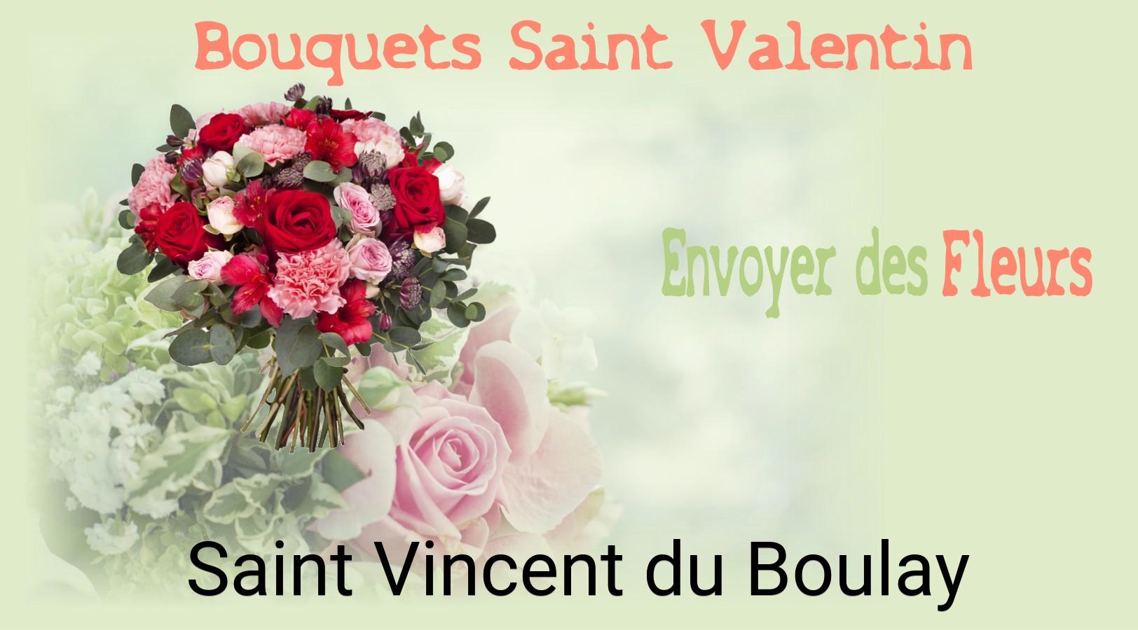Roses de Saint-Valentin livrées à Saint-Vincent-du-Boulay
